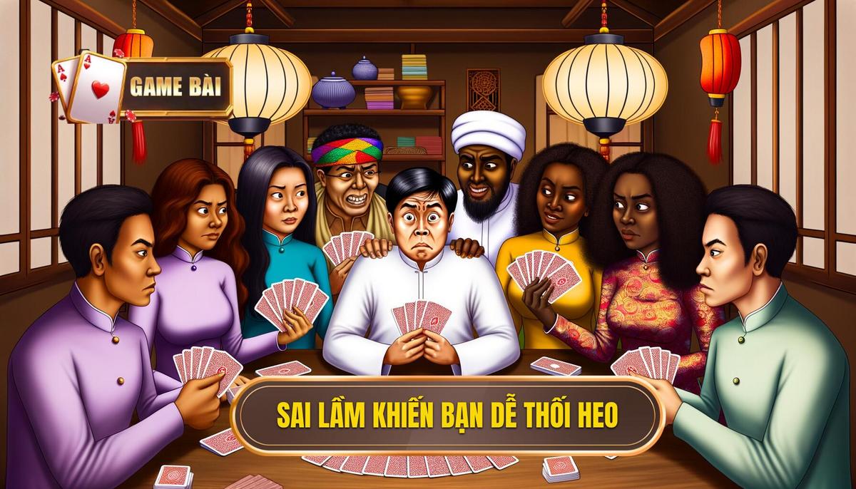 Cách tránh bị thối heo khi chơi tiến lên miền nam 2 Những sai lầm khiến bạn dễ bị thối heo