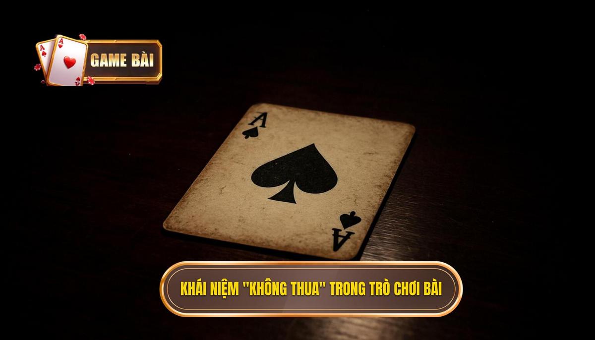 Sự Thật Về Khái Niệm _Không Thua_ Trong Các Trò Chơi Bài