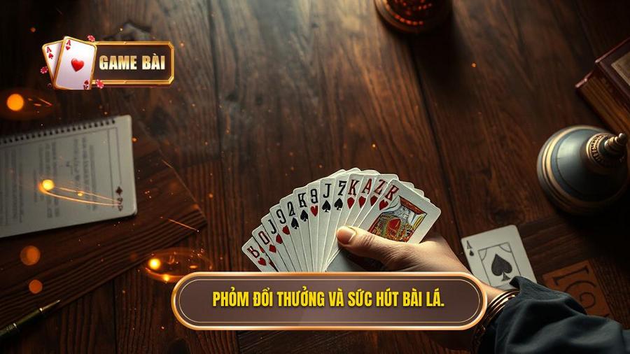 1. Phỏm đổi thưởng và sức hút bài lá.