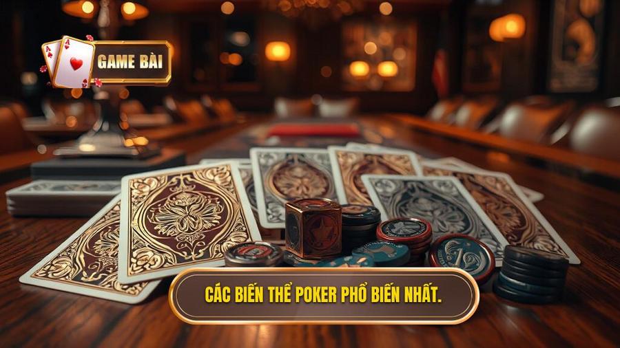2. Các biến thể Poker phổ biến nhất.