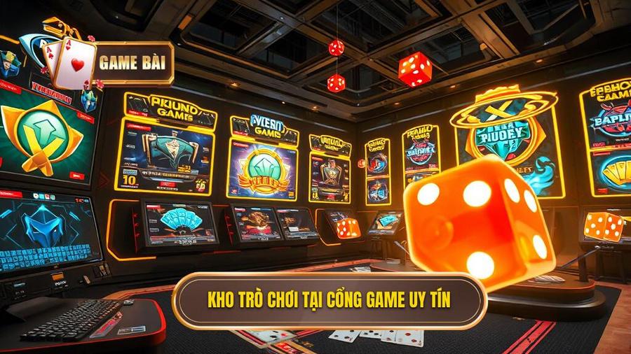 Kho trò chơi đa dạng tại cổng game bài quốc tế uy tín