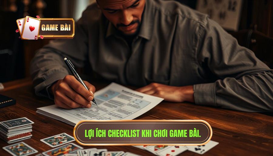 Tại sao cần có một Checklist trước khi chơi game bài?