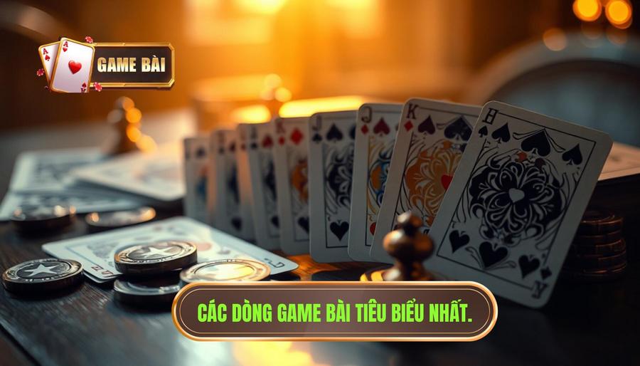 Khám phá chiều sâu của các dòng game bài tiêu biểu